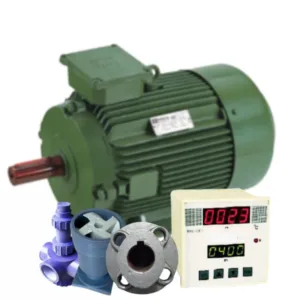 Cooling tower spare parts: fan motor, controller, coupling and valves
